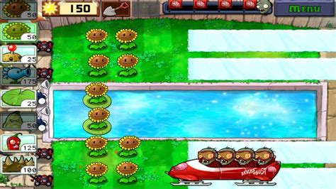 Bobsled Bonanza Gameplay : Plants At Zombies .